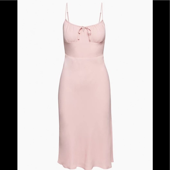 Aritzia Dresses & Skirts - Aritzia Wilfred Bellow Midi Dress Poetic Pink